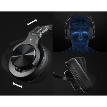 Fusion A70 Studio Bluetooth Koptelefoon met 6.35mm en 3.5mm, Verzenden, Nieuw