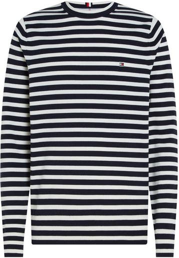 Tommy Hilfiger Trui Streep Navy maat Maat 52/54 (L) Heren, Vêtements | Hommes, Pulls & Vestes, Verzenden