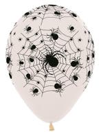 Ballonnen Spiderweb Crystal Clear 30cm 25st, Verzenden, Nieuw