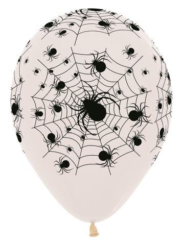Ballonnen Spiderweb Crystal Clear 30cm 25st, Verzenden