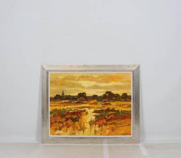 Frans Manders (1939) - Brabants landschap, Antiek en Kunst
