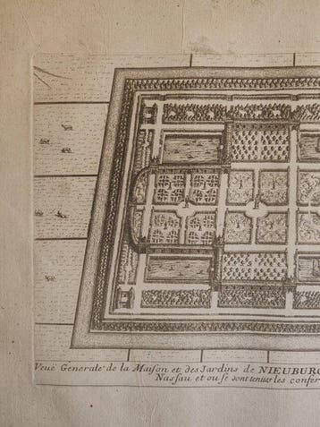 Nederland - Rijswijk; Nicolas de Fer (1646 – 1720) - Veue