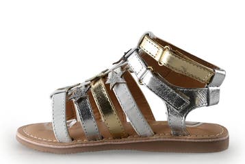 Colors of California Sandalen Meisjes in maat 28 Zilver, Kinderen en Baby's, Kinderkleding | Schoenen en Sokken, Verzenden, Jongen of Meisje
