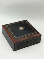 Doos - Hout, Messing, parelmoer