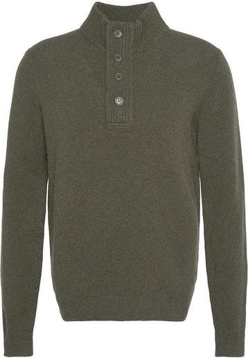 Barbour Trui Wol Patch Groen maat Maat 52/54 (L) Heren, Maat 52/54 (L), Barbour, Verzenden, Nieuw