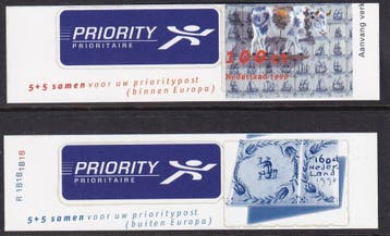 Nederland - 1998 - Delfts blauw - Postfris, Verzenden, Na 1940, Postfris