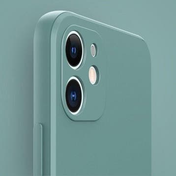 iPhone XS Max Square Silicone Hoesje - Zachte Matte Case, Verzenden, Nieuw