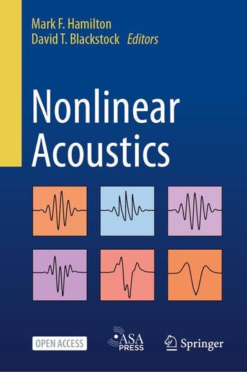 Nonlinear Acoustics 9783031589621 Mark F. Hamilton, Verzenden, Zo goed als nieuw, Mark F. Hamilton