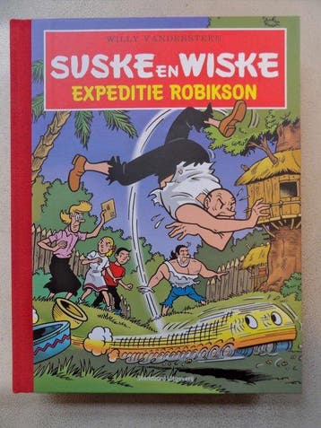 Suske en Wiske - Expeditie Robikson - Luxe HC met linnen rug, Livres