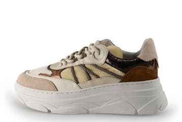 Poelman Sneakers in maat 39 Beige, Kleding | Dames, Poelman, Verzenden, Beige, Zo goed als nieuw