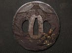fer forgé - Human Tsuba : C5-531 - Japon - Période Edo
