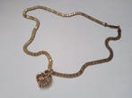 Ketting met hanger - 14 karaat Roségoud - Parel