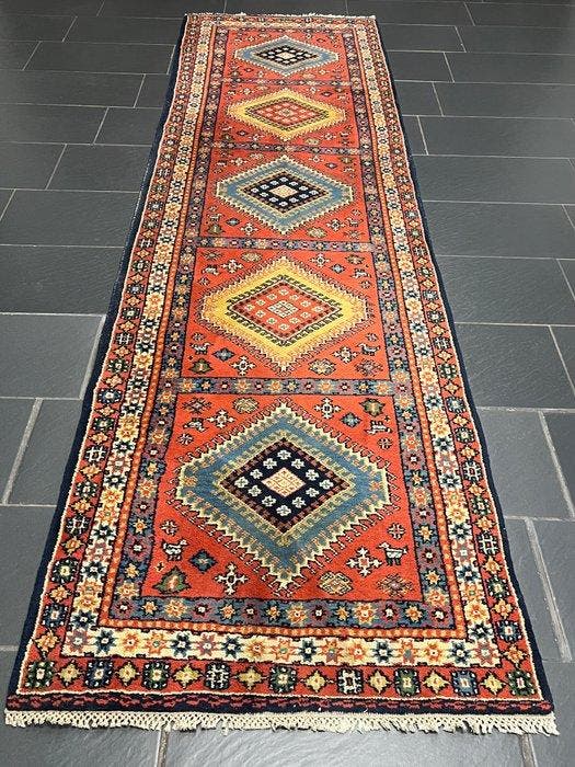 Heriz Art Deco - Vloerkleed - 320 cm - 95 cm, Huis en Inrichting, Stoffering | Tapijten en Vloerkleden