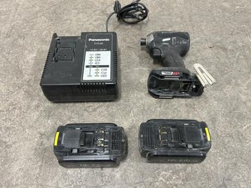 Veiling - Panasonic accuslagschroevendraaier set EY76A1, Bricolage & Construction, Outillage | Autres Machines