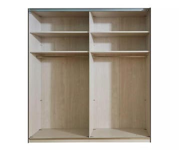 Niemann Vita Zweefdeurkast Room wit - 250cm breed, Nieuw