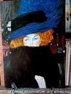 Stefano Vicca (XX-XXI), da Gustave Klimt - Dama con cappello