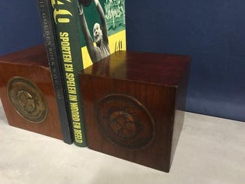 Globe Wernicke - Serre-livres (2) - Bois