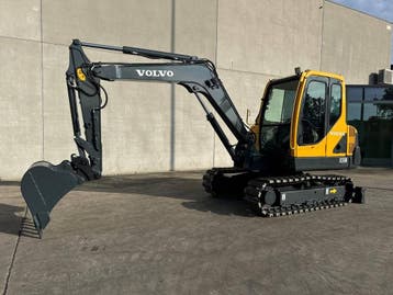 Veiling: Midigraafmachine Volvo EC55B Diesel 2013, Articles professionnels, Ophalen
