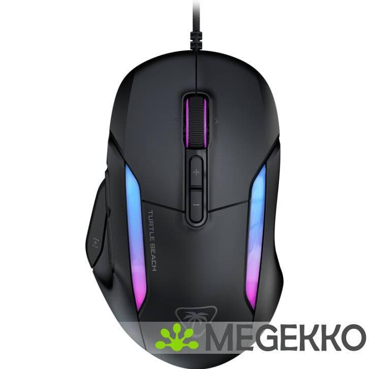 Turtle Beach Kone II Zwart Gaming Muis, Computers en Software, Muizen, Nieuw, Verzenden