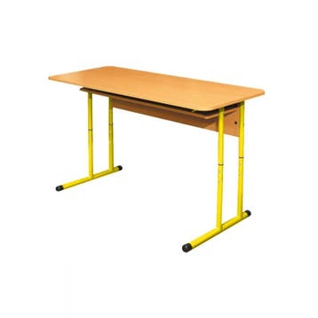 Schooltafel | Duo Formaat | Verstelbaar | Geel | Voor, Verzenden, Nieuw in verpakking