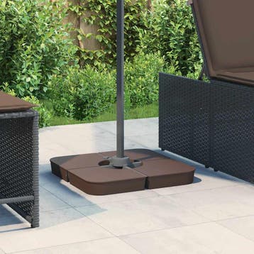 vidaXL 4-delige Set parasolvoeten voor kruisvoet parasol 100, Tuin en Terras, Parasols, Verzenden, Nieuw