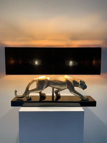 Lampe de table - Marbre, Résine - Pantera, Nieuw