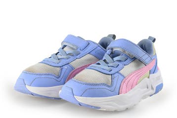 Puma Sneakers Meisjes in maat 34 Blauw, Enfants & Bébés, Vêtements enfant | Chaussures & Chaussettes, Verzenden, Schoenen