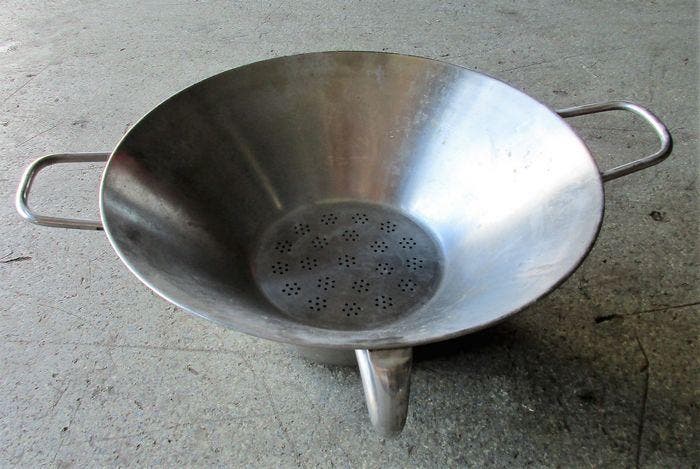 RVS Friet uitlekbak, ø41 x 17cm, Articles professionnels, Aménagement de Bureau & Magasin | Commerce & Inventaire