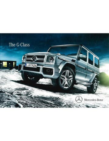 2012 MERCEDES BENZ G KLASSE BROCHURE ENGELS