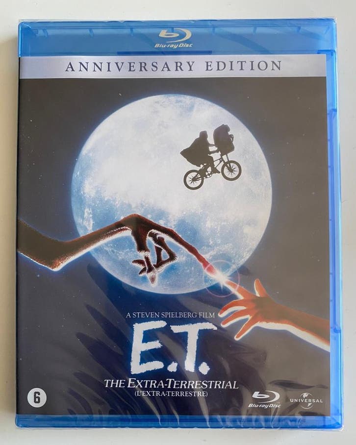 E.T. THE EXTRA-TERRESTRIAL (IN SEAL) (BLURAY), Cd's en Dvd's, Blu-ray, Gebruikt