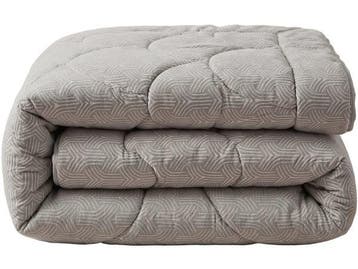 Veiling - Special Flanel Dekbed - Taupe & Grijs 140x200cm