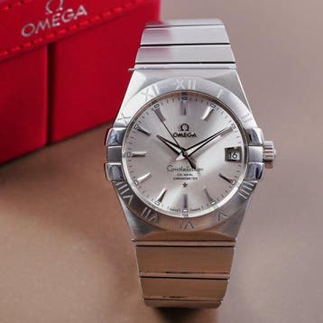 Omega - Constellation Men Silver Dial - 123.10.38.21.02.001