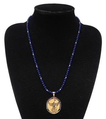 Lapis lazuli - Ketting Sint-Michaël Archange –