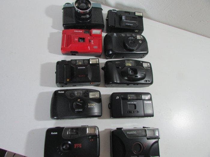 Kodak, Chinon, Fuji, Diana, Canon, Minolta, Haking, Halina, TV, Hi-fi & Vidéo, Appareils photo analogiques