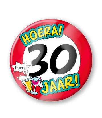 Bierviltjes 30 Jaar 12,5cm 6st, Verzenden, Nieuw