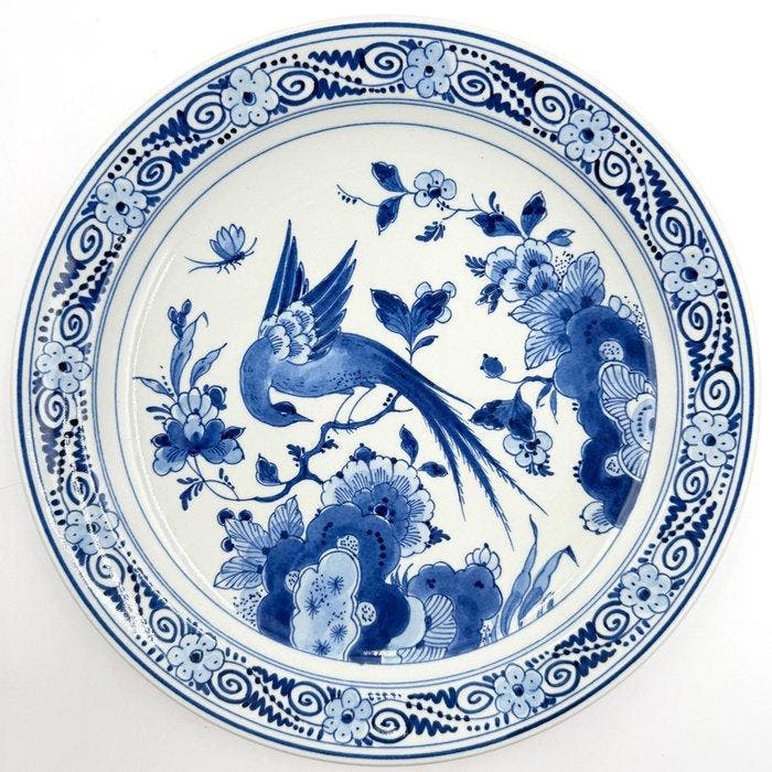 De Porceleyne Fles, Delft - Bord (2) - Aardewerk, Antiek en Kunst, Antiek | Glaswerk en Kristal