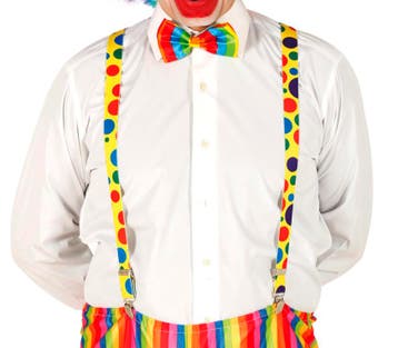 Clown Bretels Stippen 92cm, Verzenden, Nieuw