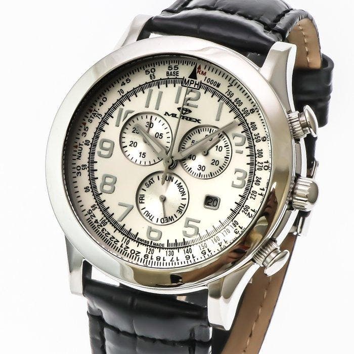 Murex - Swiss Chronograph - MUC533-SL-1 - Zonder, Bijoux, Sacs & Beauté, Montres | Hommes