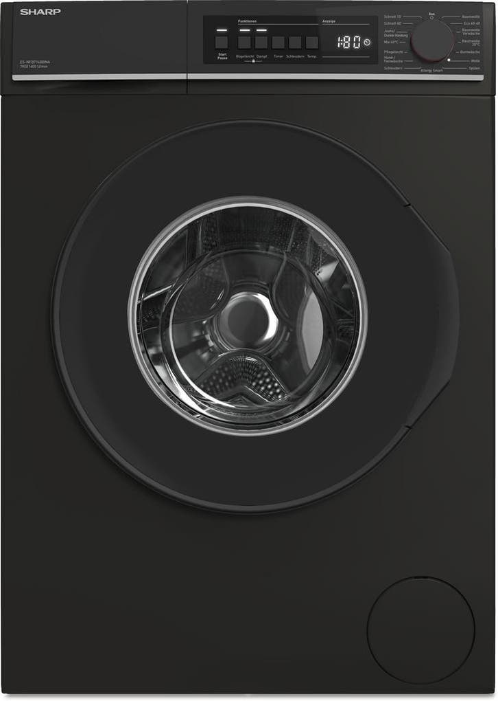Sharp ES-NFB714BBNA-CB – Wasmachine – 7 kg – 1400 tpm –, Elektronische apparatuur, Wasmachines, Ophalen of Verzenden