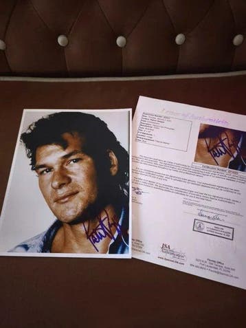 Patrick Swayze (Dirty Dancing, Ghost, Roadhouse) - Signed, Nieuw