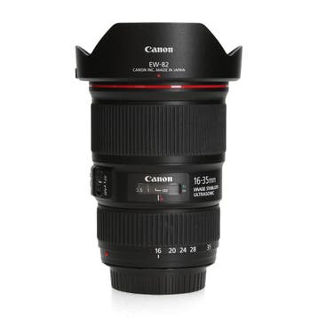 Canon EF 16-35mm f/4 L IS USM - Groothoeklens, Ophalen of Verzenden, Zo goed als nieuw