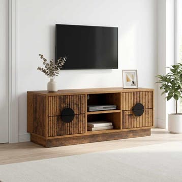 vidaXL Tv-meubel VENRAY 101 x 36,5 x 40 cm Oud hout, Huis en Inrichting, Verzenden, Nieuw