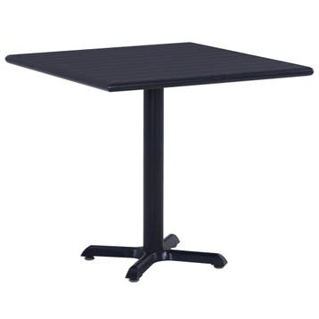 Zwarte Tuintafel - Tweede kansje, OP = OP!, Tuin en Terras, Tuintafels, Verzenden, Zo goed als nieuw, Vierkant, Metaal