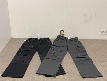 Veiling - Dassy werkbroek maat 46 set 2-delig grijs/zwart, Tuin en Terras, Werkkleding, Nieuw