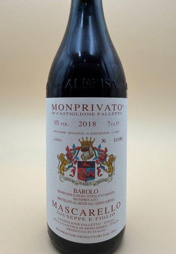 2018 Giuseppe Mascarello Monprivato - Barolo - 1 Fles (0,75