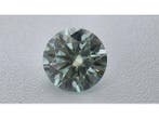 Veiling - Moissanite briljant 1 crt Light Blue ( GRA gecerti