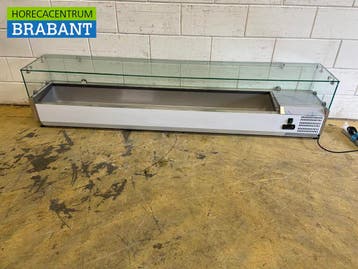 Vitrine de comptoir en acier inoxydable Countertop chiller, Verzenden