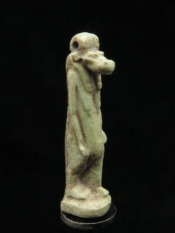 Oud-Egyptisch Faience amuleet van Taweret, de