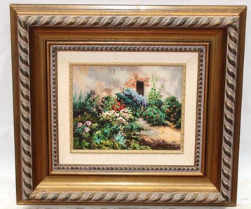 Ricardo Llorens Cifre (1926) - Jardín mediterráneo, Antiek en Kunst