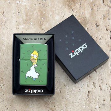 Zippo - Homer Simpson Inspired Bush Meme Design - Zonder, Nieuw